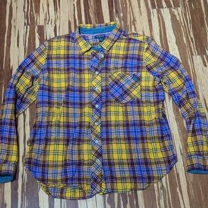USPolo Plaid Button-Up Flannel Soft Shirt